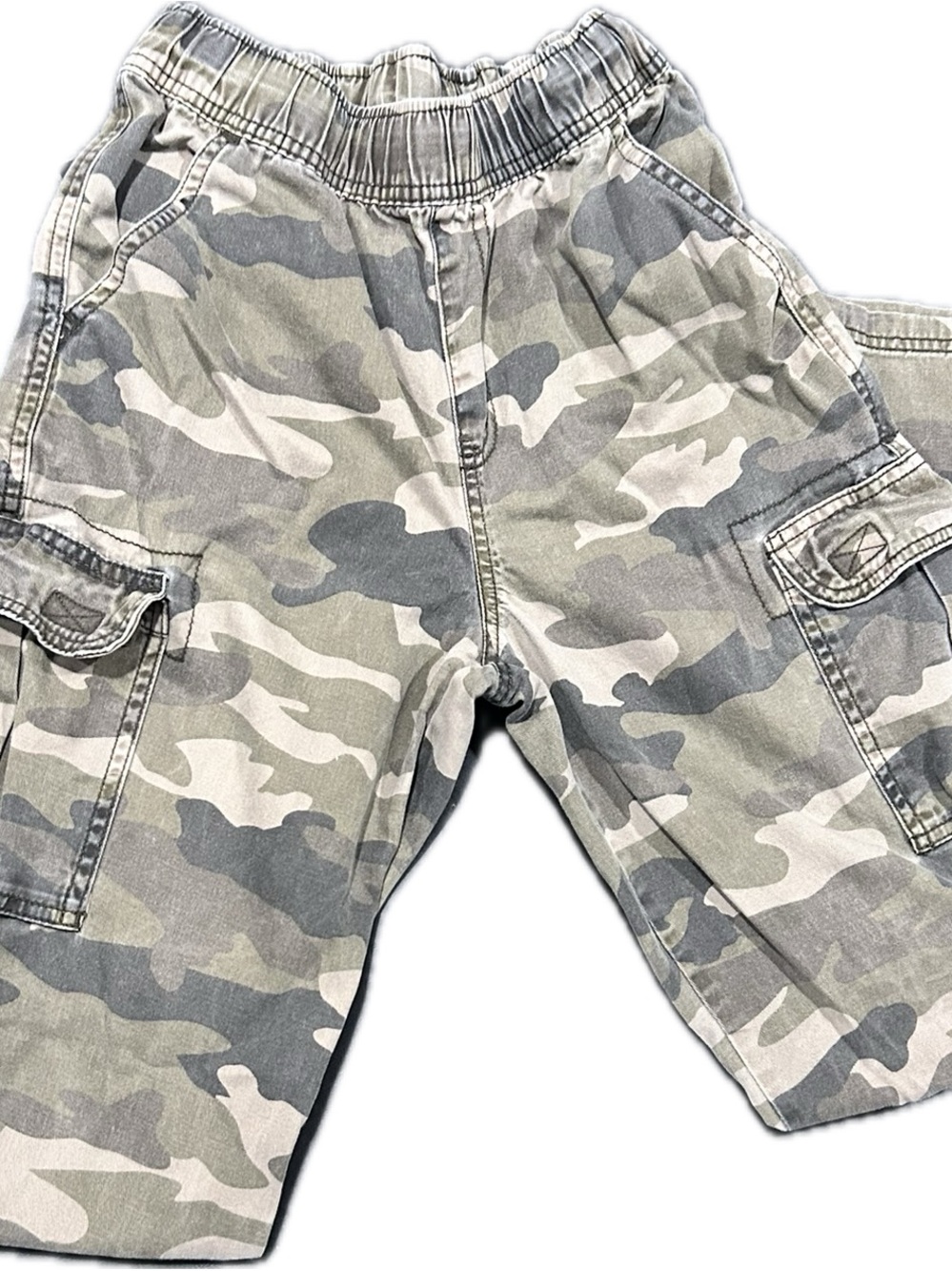 The Children’s Place Kids Camo Cargo Pants - Gray Camo